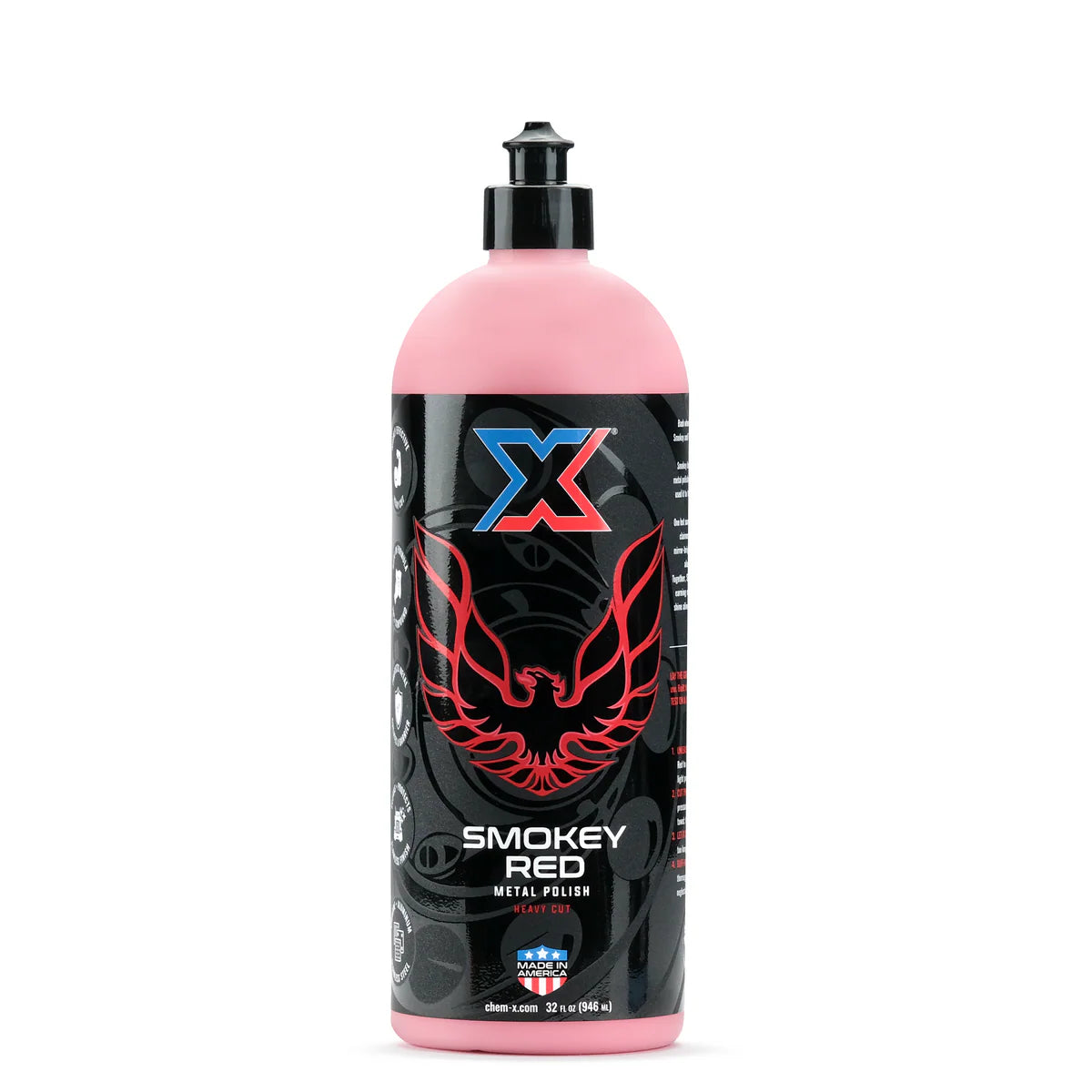 Smokey Red: Heavy Cut Metal Polish From Chem-X