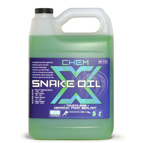 SNAKE OIL: TOUCHLESS SIO2 CERAMIC FOAM SEALANT FROM CHEM-X