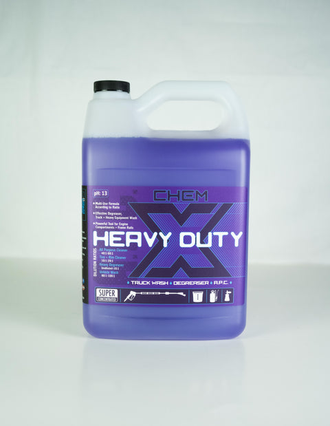 HEAVY DUTY: SUPER CONCENTRATED TRUCK WASH + DEGREASER + APC FROM CHEM-X