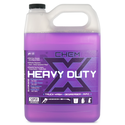 HEAVY DUTY: SUPER CONCENTRATED TRUCK WASH + DEGREASER + APC FROM CHEM-X
