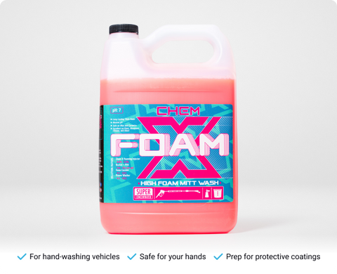 Foam-X: Mitt Wash From Chem-X