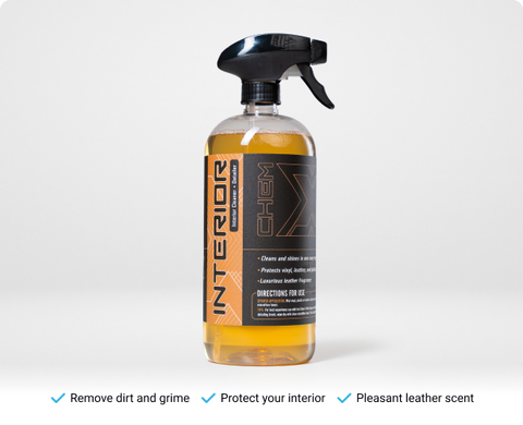 Interior: Cleaner + Detailer (Leather Scented) From Chem-X