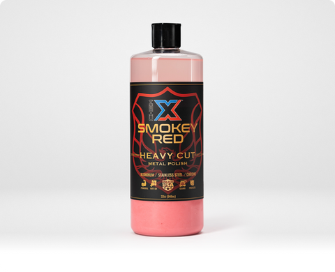 Smokey Red: Heavy Cut Metal Polish From Chem-X