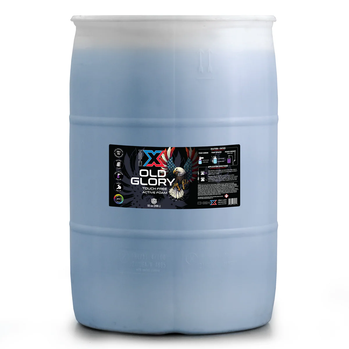 Old Glory: Touch Free Active Foam Vehicle Wash from Chem-X